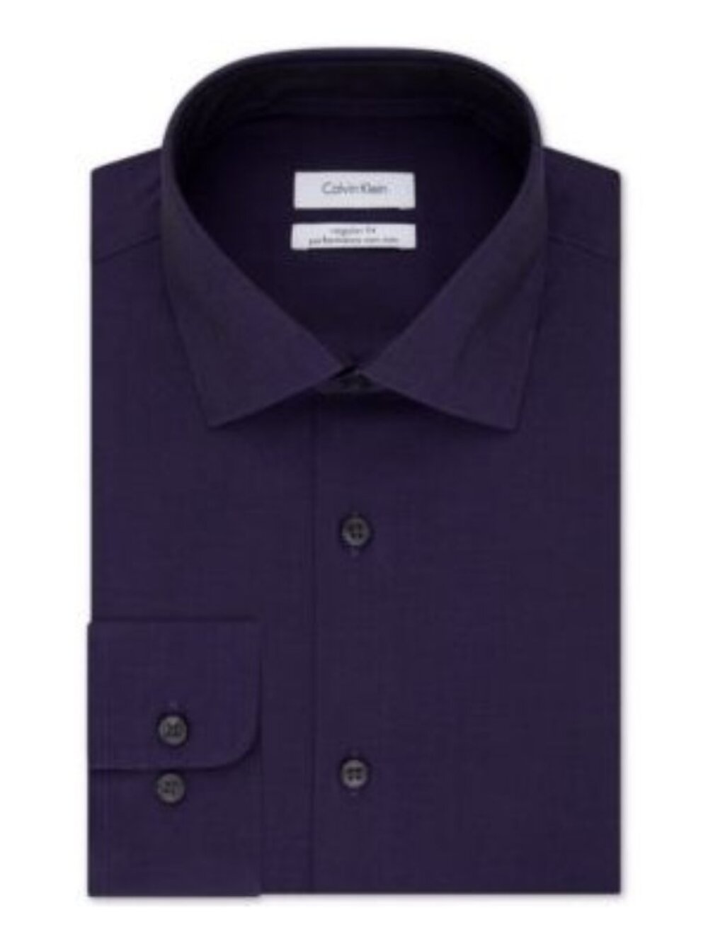 Calvin Klein Men's Pinstripe Work Dress Shirt, Purple, Size S, 14.5- 32/33, NWT
